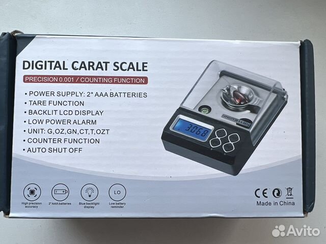 Весы электронные каратные (ct-g) новые