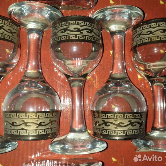 Набор бокалов и рюмок Гусь-Хрустальный