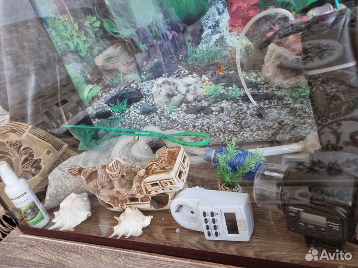 Аквариум с аксессуарами