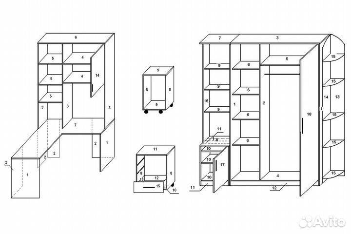 Детская стенка 