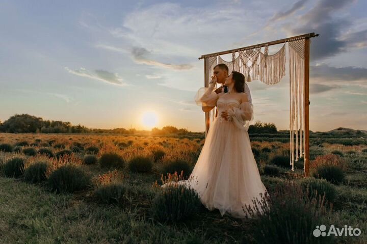 Арка макраме для свадьбы, фотосессии (аренда)