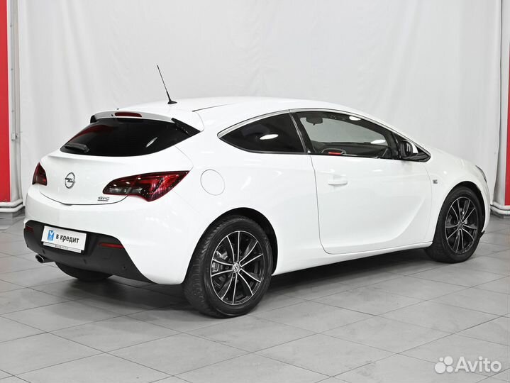 Opel Astra GTC 1.4 AT, 2013, 130 000 км