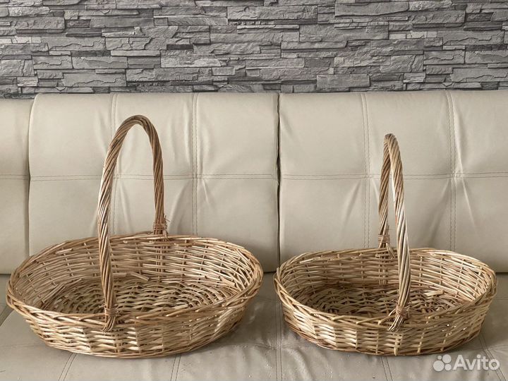 Плетеные корзины 48 и 56 см
