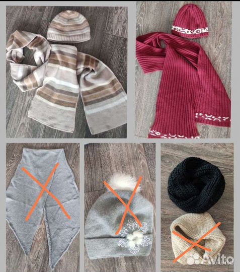 Комплекты шапка + шарф