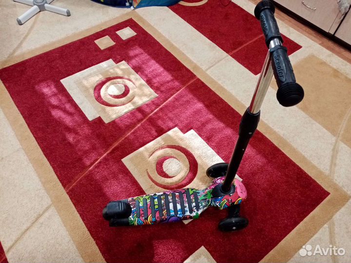 Самокат детский трехколесный бу