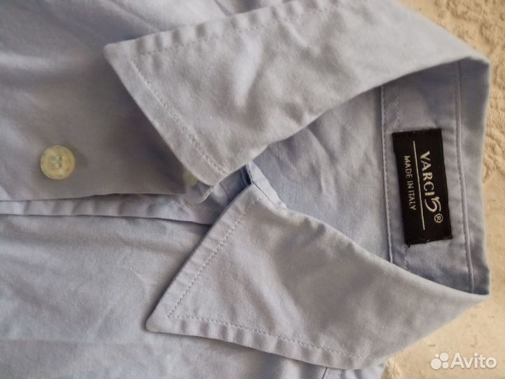 Рубашки на стройного мальчика 116-122