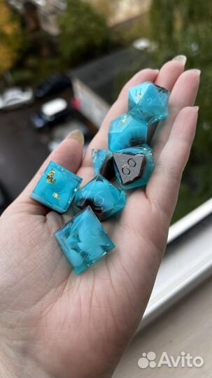 Дайсы для DnD ручной работы (кубики)