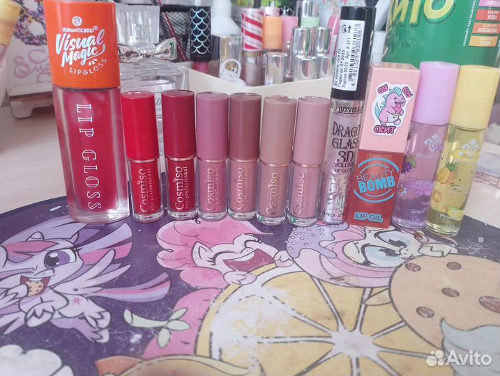 Помады и блески