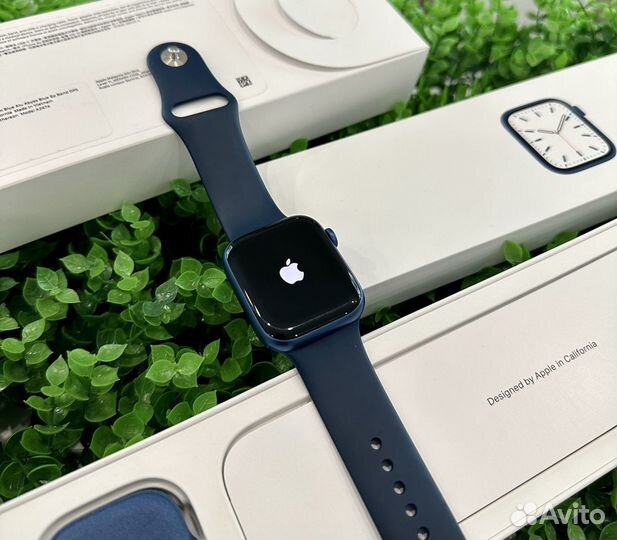 Как Новые Apple Watch 7 45mm Blue