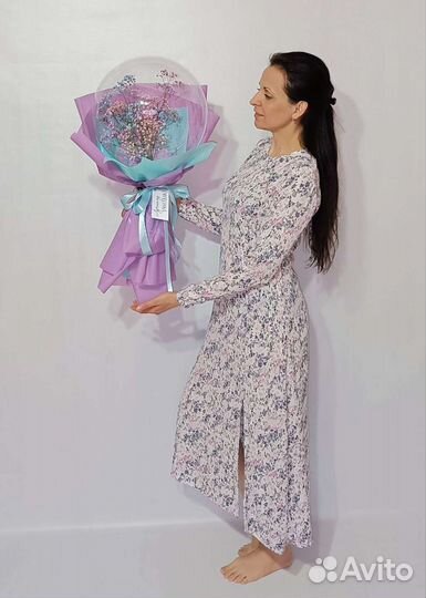 Цветочные композиции с воздушным шаром (учителю)