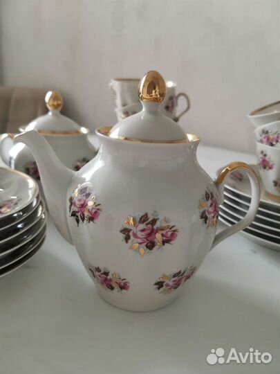 Чайный сервиз Сигулда Рижский фарфоровый завод