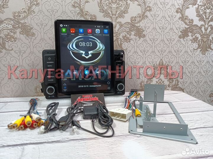Магнитола Ssang yong Kyron android Tesla новая