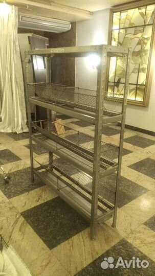 Стеллажи из нержавейки