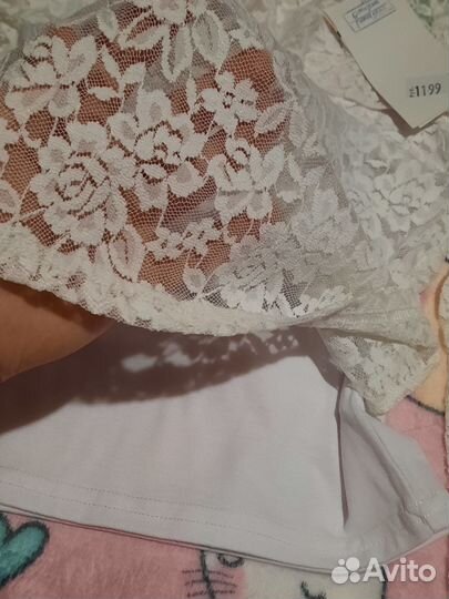 Блузка нарядная для девочки 140