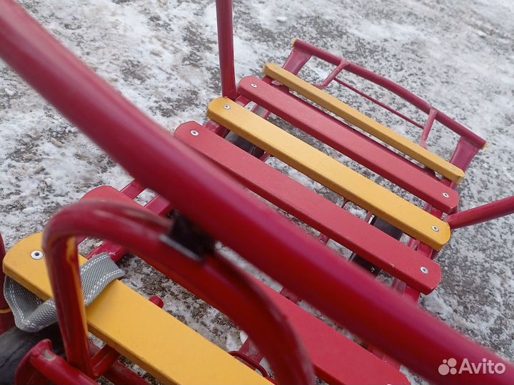 Детские санки на колесах бу