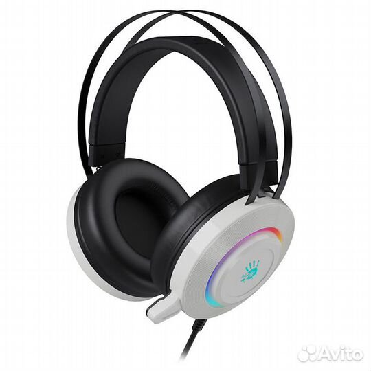 Наушники с микрофоном A4Tech Bloody G521 белые/чер