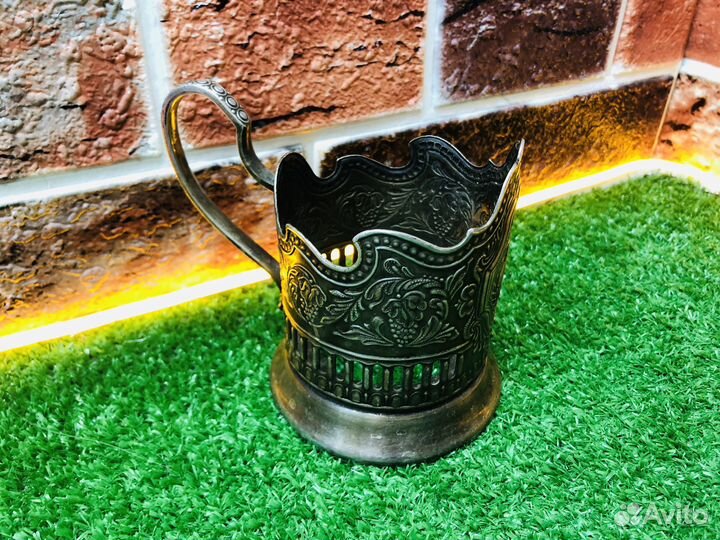 Z.13018 Подстаканник мельхиор СССР космос