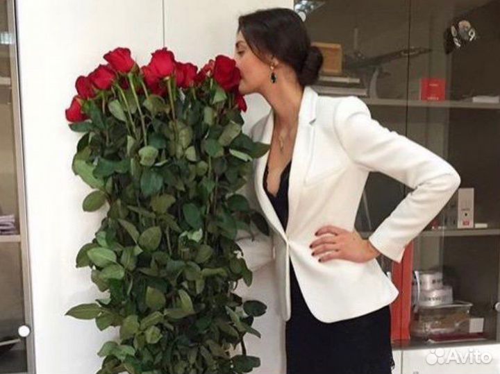 Цветы Розы гиганты с доставкой 150 см - 180 см