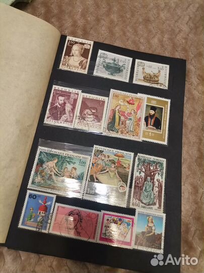 Почтовые марки, альбом