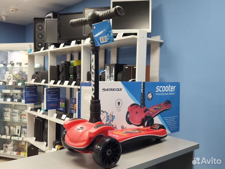Самокат детский новый