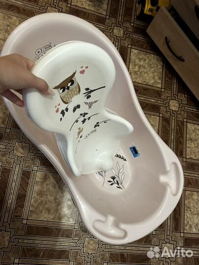 Ванночка для купания с горкой