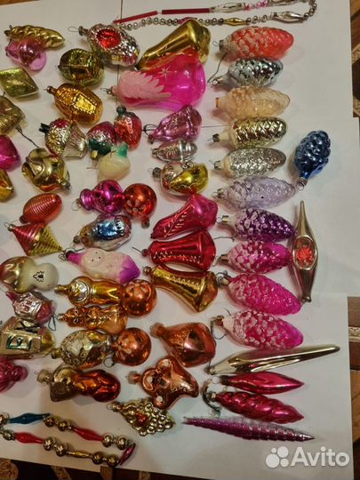 Елочные игрушки СССР одним лотом