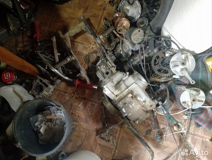 Запчасти на мопед альфа вираго гусь