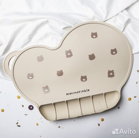 Силиконовый коврик для кормления