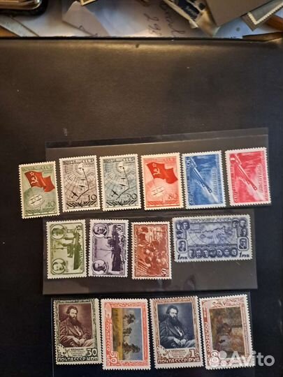 Марки СССР чистые, без наклеек