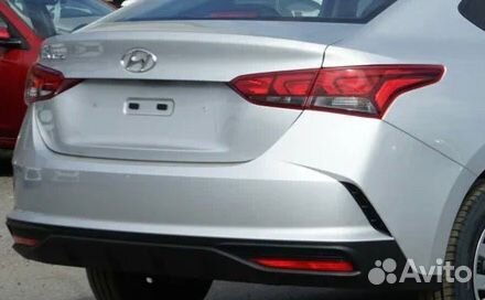 Задний бампер hyundai solaris 2 рест 2020-2023