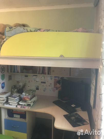 2х ярусная кровать с матрасом