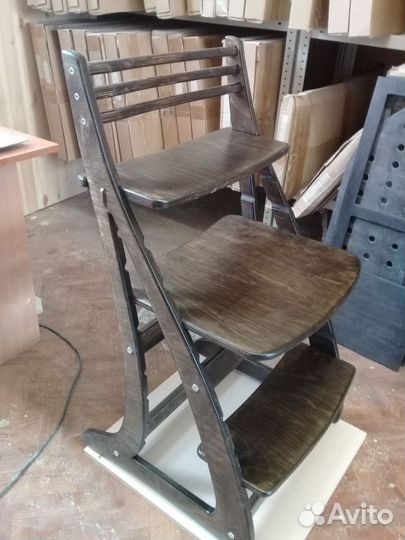 Стул детский растущий деревянный (