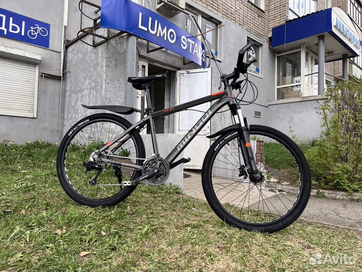 Велосипед алюминиевый с гидравлическими тормозами