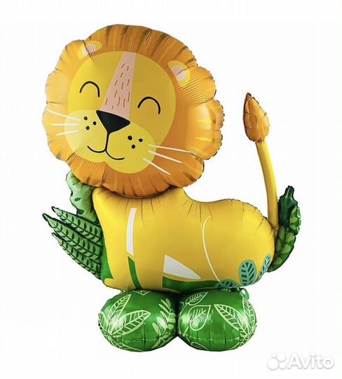 Шары для фотозоны шар лев зебра сафари насос