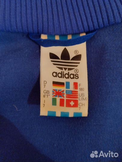 Оригинальная винтажная олимпийка Адидас (Венгрия)