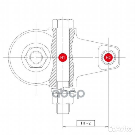 Опора шаровая (старый арт. cbmz-39) CB0284 CTR