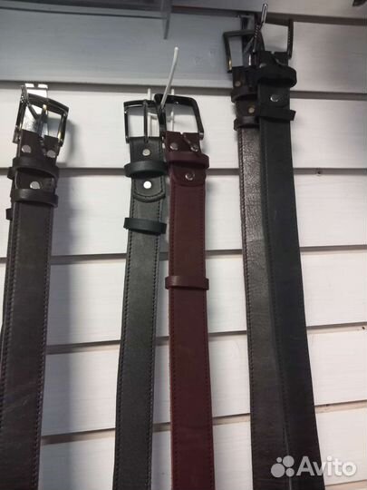 Мужской кожаный ремень
