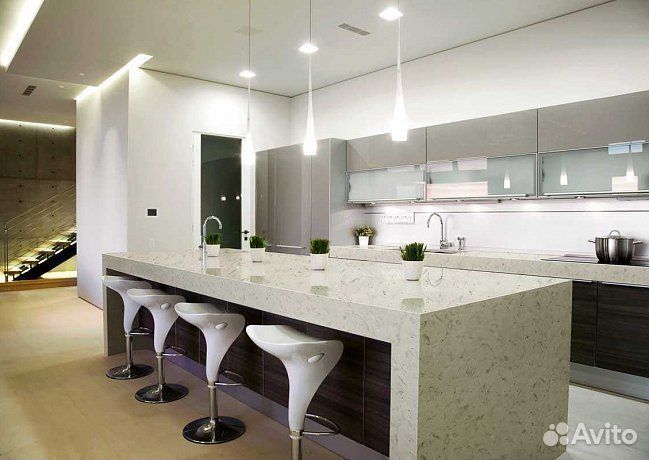 Барная стойка из искусственного камня на заказ