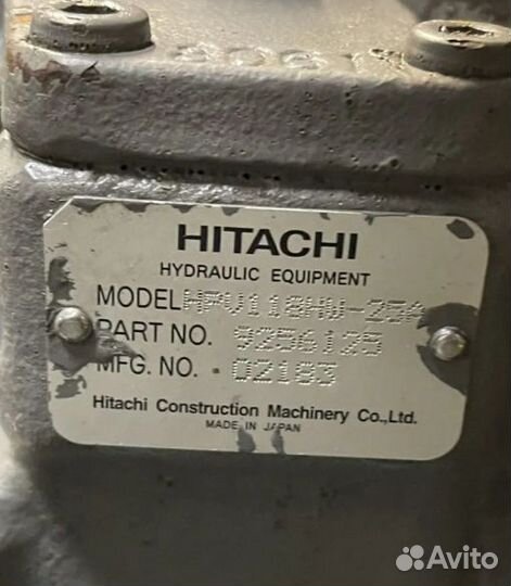 Основной гидравлический насос hitachi 200-3