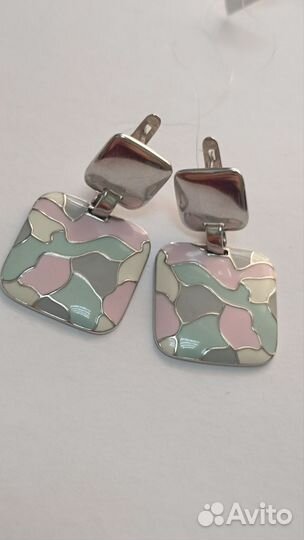 Серебряные серьги проба 925 Арт.007392180124