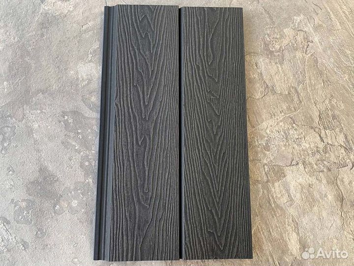 Фасадная панель EasyDecking Черное дерево 156х21х3010