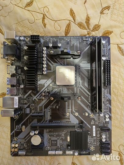 Комплект am4 мать проц оператива охлад