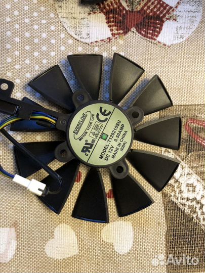 Вентилятор для видеокарты Gigabyte T129215SU 86 мм