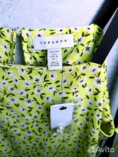 TopShop, XS-S. Новое летнее платье, сарафан