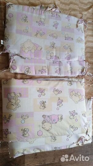 Бортики в детскую кроватку бу