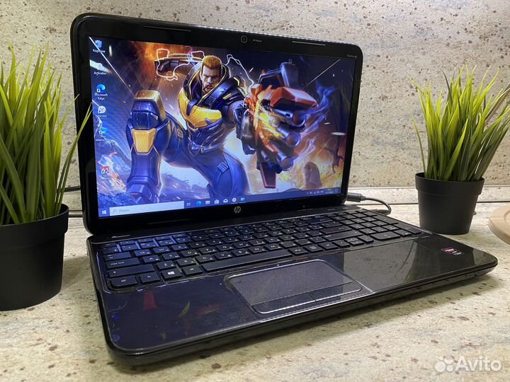 Быстрый ноутбук HP 2 видеокарты