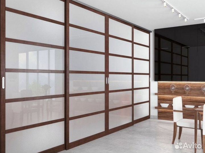 Межкомнатные перегородки. Раздвижные перегородки