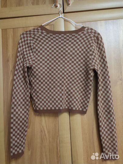 Кардиган женский коричневый