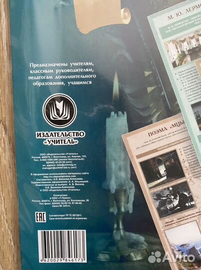 Комплект плакатов по литературе