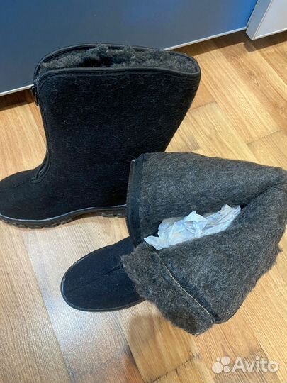 Войлочные сапоги женские